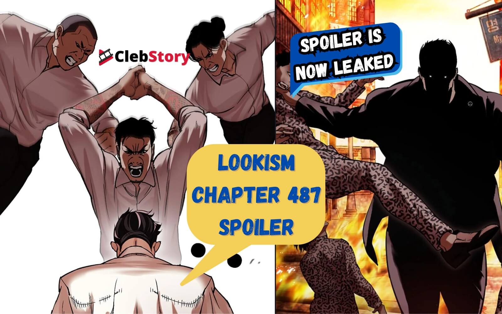Lookism Chapter 487 title poster final