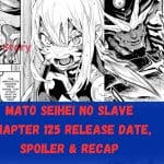 Mato Seihei no Slave Chapter 125 title poster