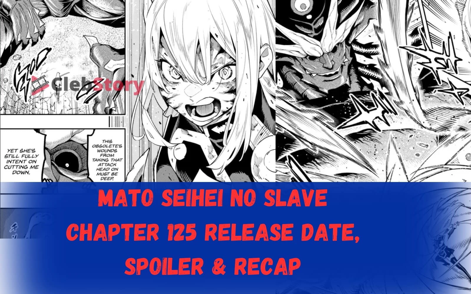 Mato Seihei no Slave Chapter 125 title poster
